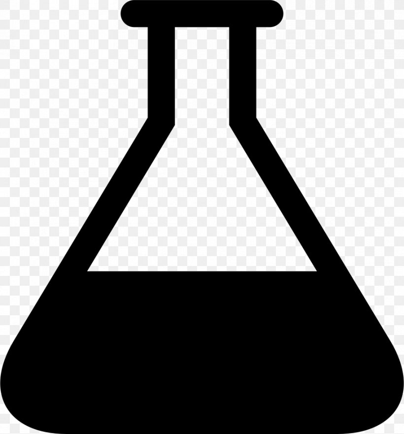 Laboratory Flasks Erlenmeyer Flask Chemistry, PNG, 912x980px, Laboratory Flasks, Beaker, Black, Black And White, Chemistry Download Free