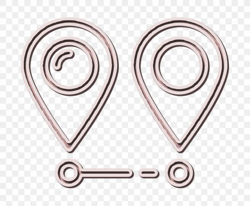 Road Icon Distance Icon Location Outlined Icon, PNG, 1238x1022px, Road Icon, Bathroom, Distance Icon, Human Body, Jewellery Download Free