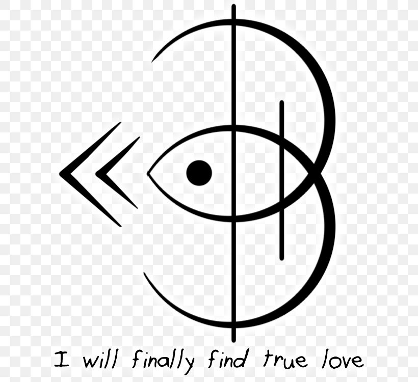 Sigil Magic Witchcraft Symbol Love, PNG, 750x750px, Sigil, Area, Black, Black And White, Communication Download Free