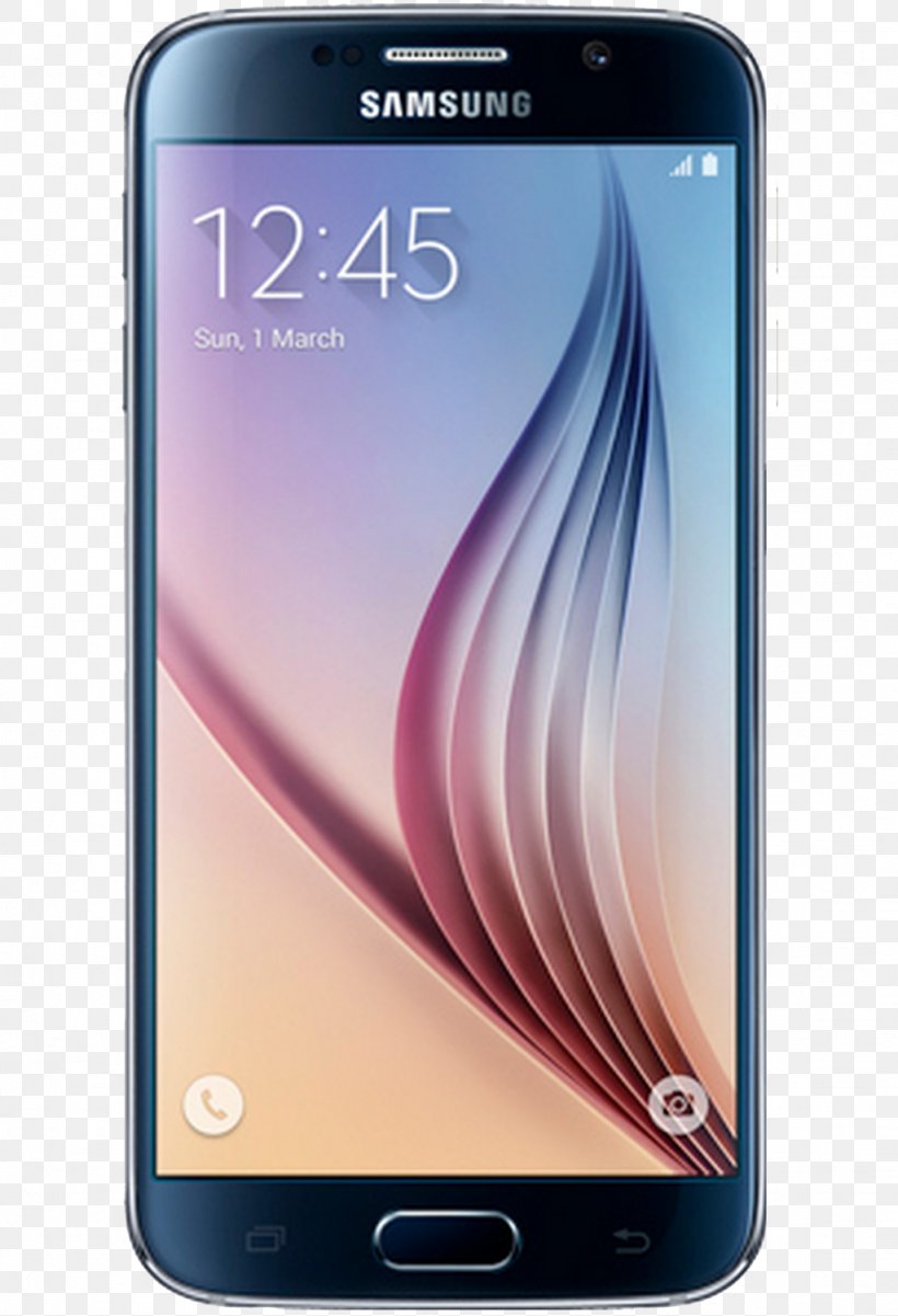 Samsung Galaxy S6 Unlocked LTE Smartphone, PNG, 1024x1500px, 32 Gb, Samsung Galaxy S6, Black Sapphire, Cellular Network, Communication Device Download Free