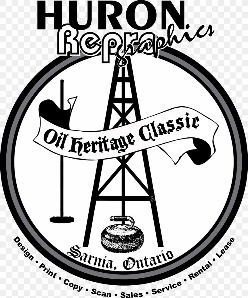 Logo Sarnia Curling Petroleum Brand, PNG, 938x1130px, Logo, Area, Artwork, Black And White, Brand Download Free