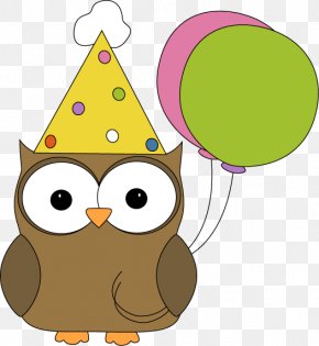 Free Owl Graphics - Owl Party Birthday Clip Art PNG