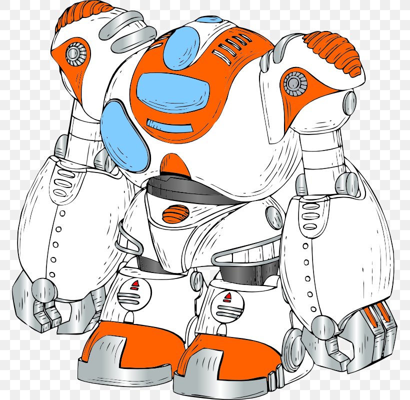 Robot Vector Graphics Android Euclidean Vector Clip Art, PNG, 771x800px, Robot, Android, Animal Figure, Area, Artwork Download Free