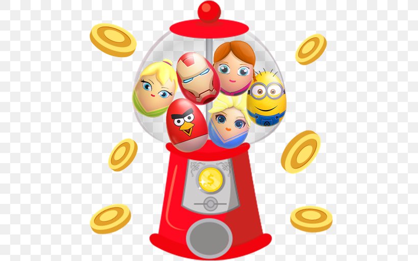 Surprise Eggs Bulk Machine TitonuGames Lep's World 2, PNG, 512x512px, Game, Baby Toys, Smiley, Toy, Yellow Download Free