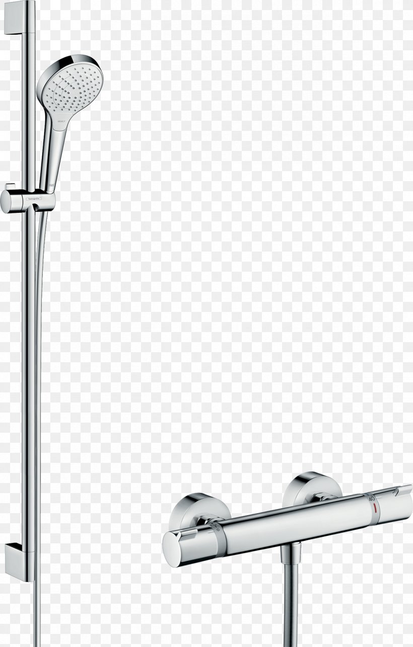 Thermostatic Mixing Valve Hansgrohe Shower Bathroom Pressure-balanced Valve, PNG, 1295x2031px, Thermostatic Mixing Valve, Bathroom, Bathtub Accessory, Croma, Hansgrohe Download Free