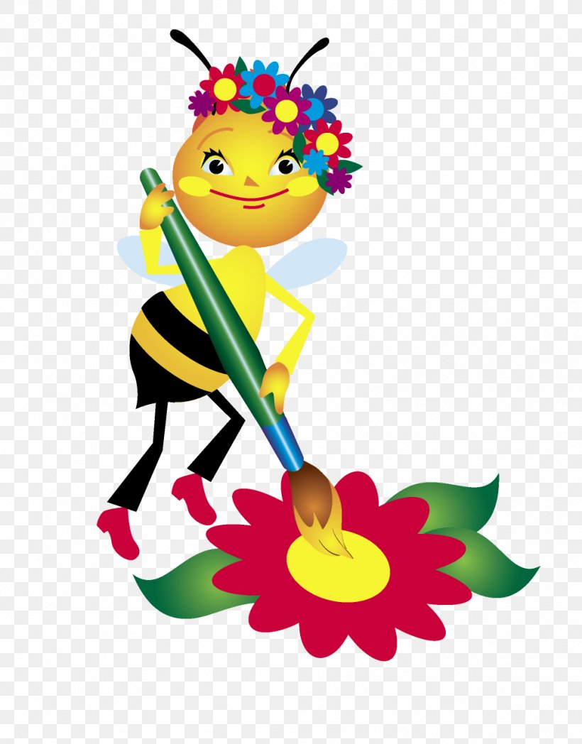 Bee Honey Clip Art, PNG, 1008x1289px, Bee, Art, Blog, Cut Flowers, Fictional Character Download Free