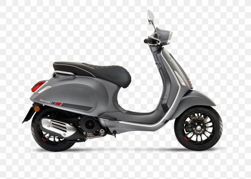 Scooter Piaggio Vespa GTS Vespa Sprint, PNG, 1000x714px, Scooter, Automotive Design, Fourstroke Engine, Grey, Motor Vehicle Download Free