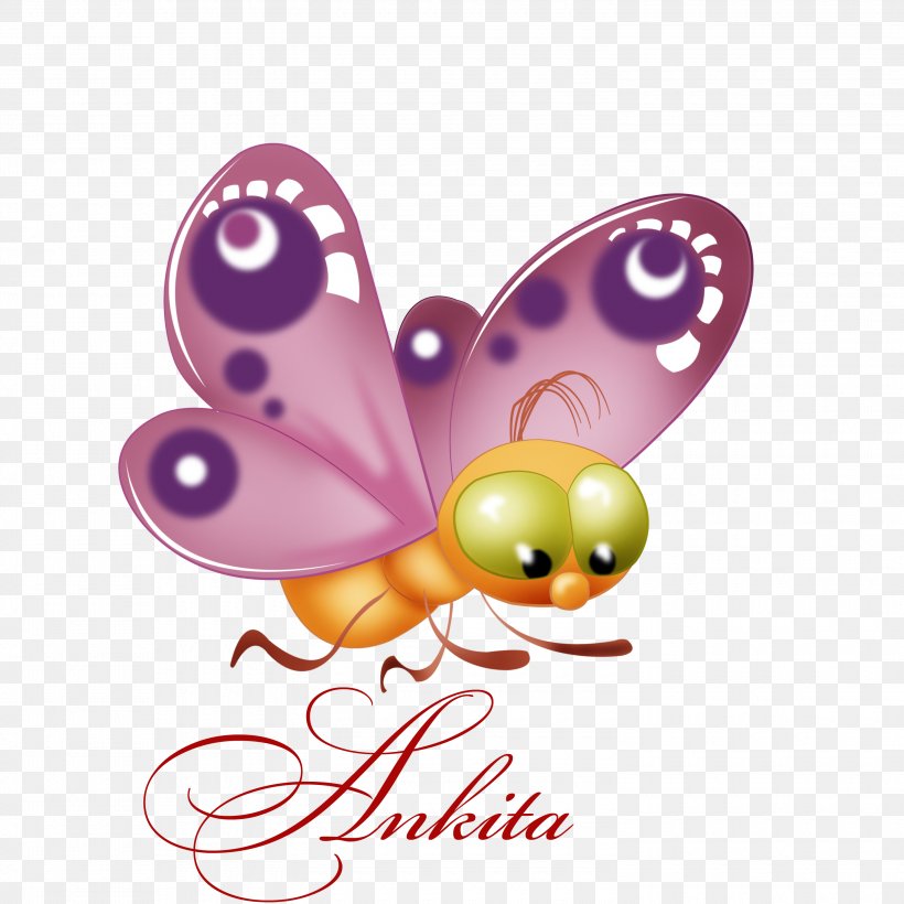 Butterfly Cartoon Drawing Clip Art, PNG, 3000x3000px, Butterfly, Animation, Art, Cartoon, Drawing Download Free
