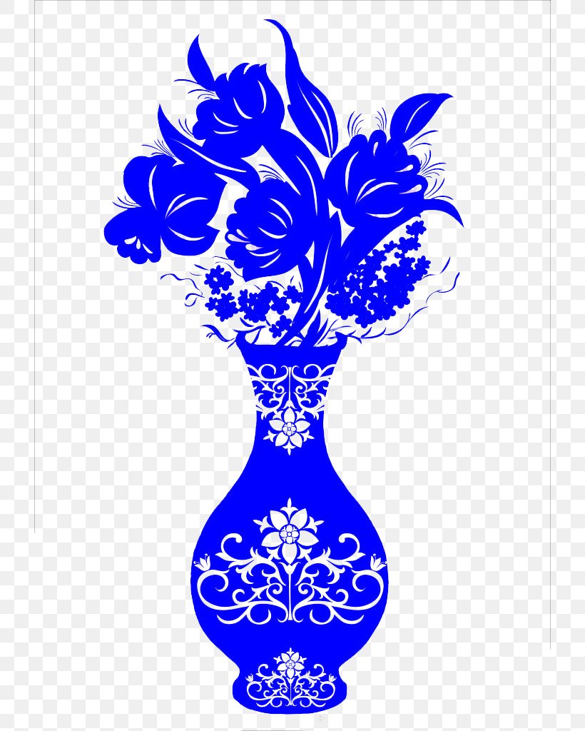 Papercutting Vase Blue And White Pottery, PNG, 724x1024px, Paper, Art, Blue And White Pottery, Chinese New Year, Chinese Paper Cutting Download Free