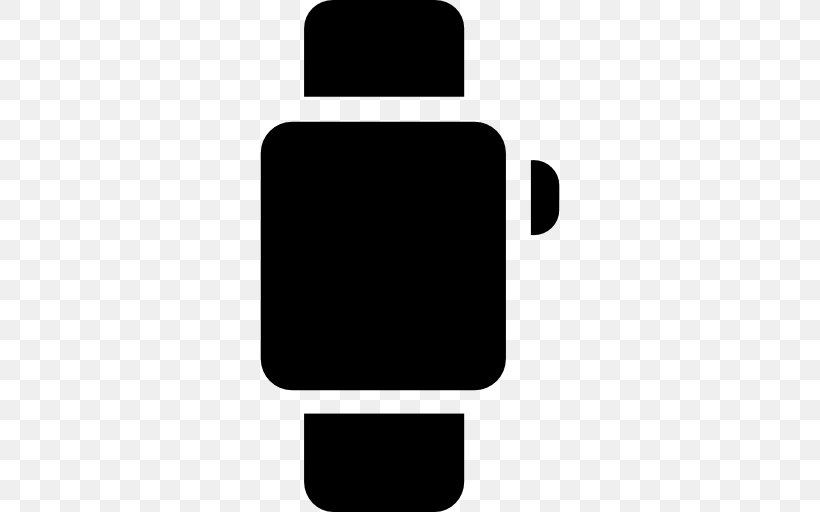 Watch, PNG, 512x512px, Smartwatch, Black, Electronics, Flat Design, Handheld Devices Download Free