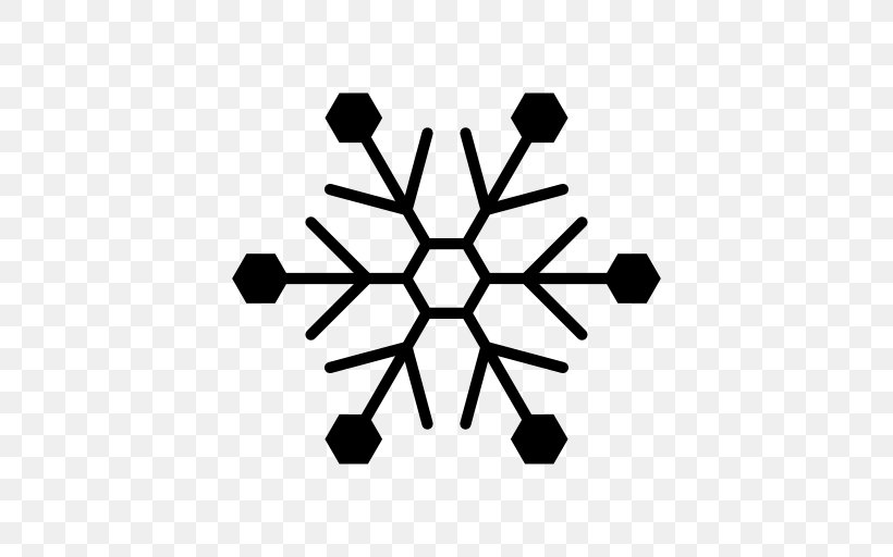 Snowflake Drawing Clip Art, PNG, 512x512px, Snowflake, Black, Black And White, Drawing, Freezing Download Free