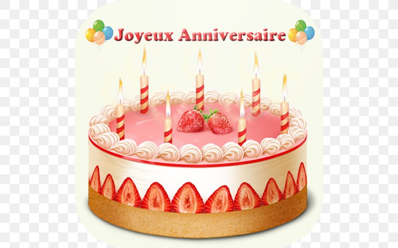 Birthday Cake Happy Birthday To You Wish SMS, PNG, 512x512px, Birthday Cake, Android, Baked Goods, Baking, Birthday Download Free