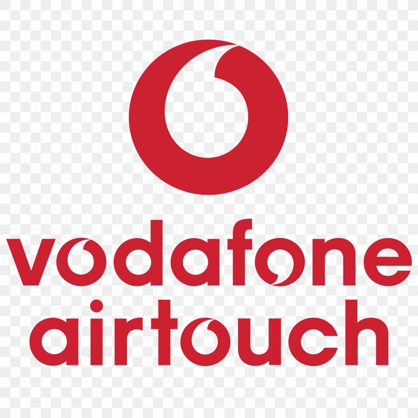 Logo Vodafone AirTouch Mobile Phones, PNG, 2400x2400px, Logo, Airtouch, Area, Brand, Mobile Phones Download Free