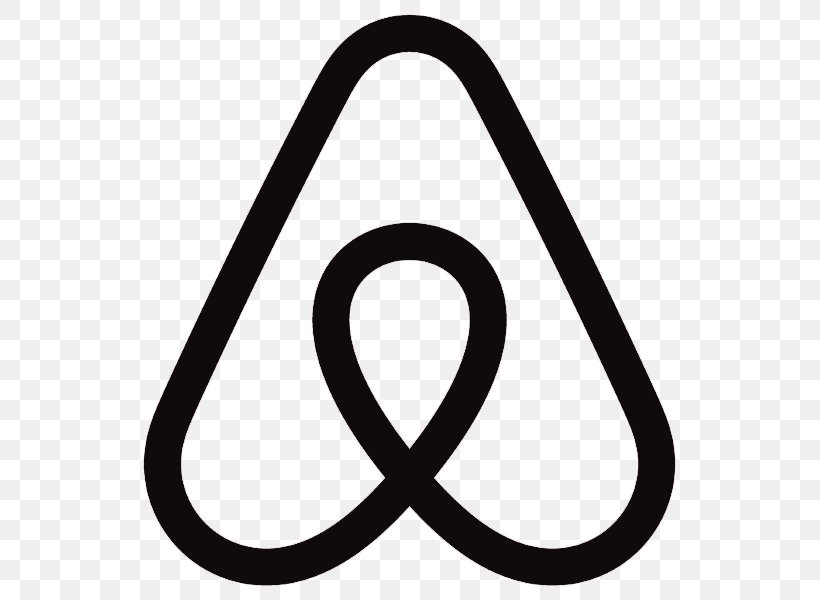 Logo Airbnb Adobe Illustrator Artwork, PNG, 600x600px, Logo, Airbnb, Area, Bed And Breakfast, Black And White Download Free