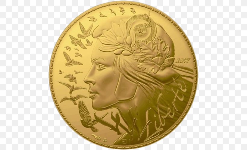 Gold Coin Gold Coin Monnaie De Paris Currency, PNG, 500x500px, Coin, Currency, Double Eagle, Euro, Euro Coins Download Free