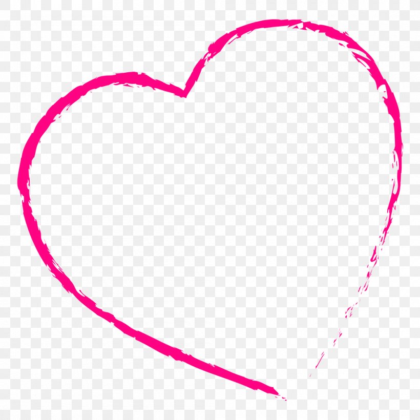 Heart Line Point Clip Art Pink M, PNG, 1000x1000px, Watercolor, Cartoon, Flower, Frame, Heart Download Free
