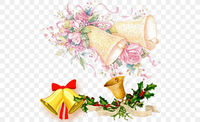 Floral Design Flower, PNG, 500x500px, Floral Design, Bell, Christmas Decoration, Christmas Ornament, Cut Flowers Download Free