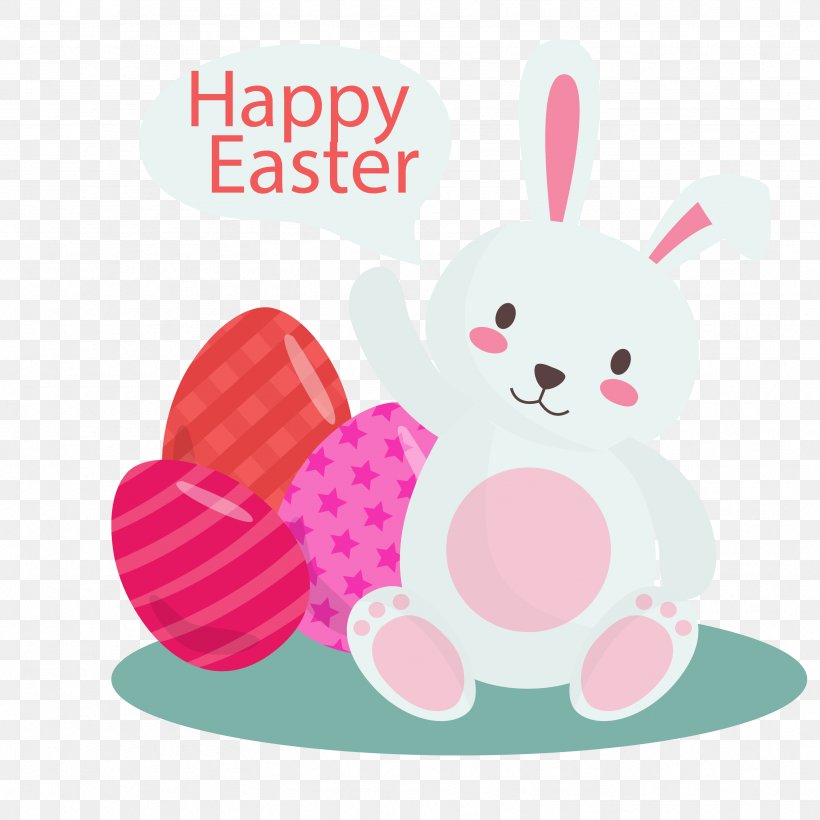 Easter Bunny Rabbit Clip Art, PNG, 3333x3333px, Easter Bunny, Cartoon, Christmas, Christmas Card, Easter Download Free