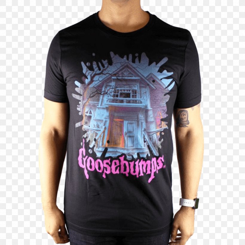 T-shirt Welcome To Dead House Sleeve Goosebumps, PNG, 900x900px, Tshirt, Bestseller, Black, Brand, Clothing Download Free