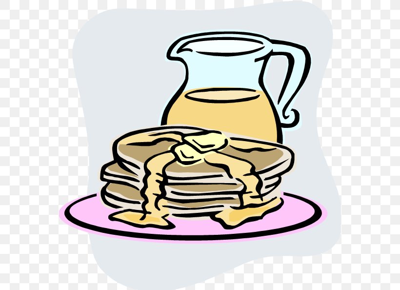 Pancake Breakfast Pancake Breakfast Clip Art, PNG, 578x594px, Pancake, Artwork, Breakfast, Buffet, Continental Breakfast Download Free