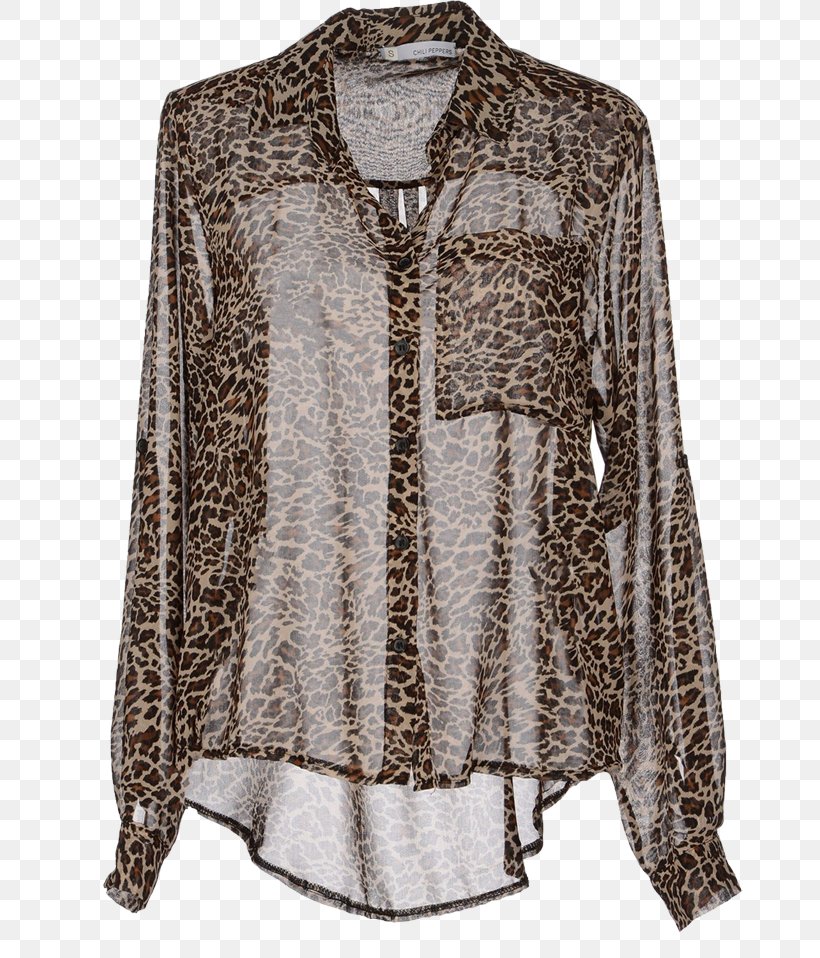 Clothing Leopard Blouse Shirt Sleeve, PNG, 800x958px, Clothing, Animal Print, Blouse, Button, Denim Download Free