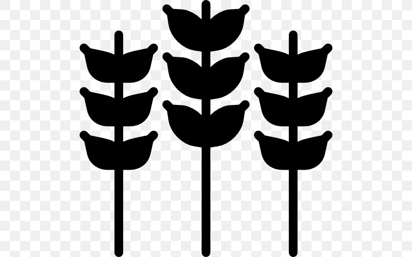 Leaf Plant Stem Tree White Clip Art, PNG, 512x512px, Leaf, Black And White, Plant, Plant Stem, Symmetry Download Free