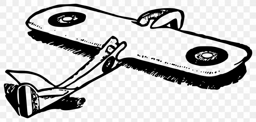 1920s Airplane Paper Clip Art, PNG, 2400x1149px, Airplane, Auto Part, Automotive Design, Black, Black And White Download Free