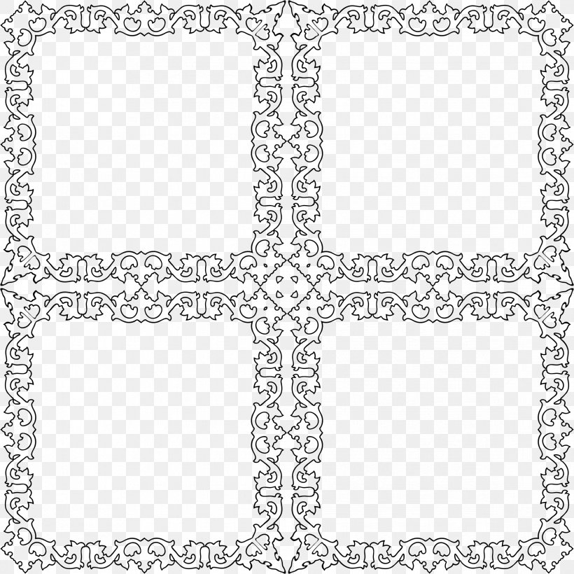 Clip Art, PNG, 2334x2334px, Drawing, Area, Black, Black And White, Cross Download Free