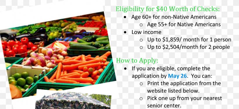 Farmers' Market Nutrition Program / Senior Farmers' Market Nutrition Program Local Food Vegetable, PNG, 1278x585px, Food, Advertising, Child Nutrition Programs, Diet Food, Farmer Download Free
