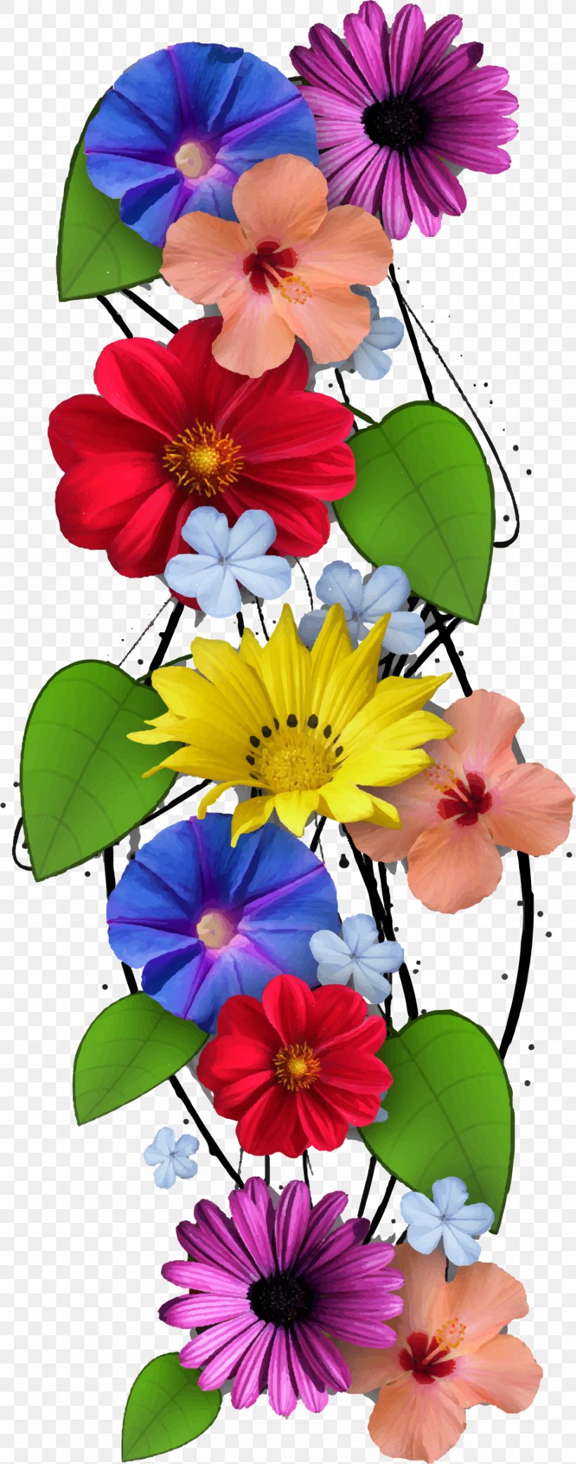 Flower Floral Design Floristry Clip Art, PNG, 910x2312px, Flower, Annual Plant, Cut Flowers, Daisy Family, Flora Download Free