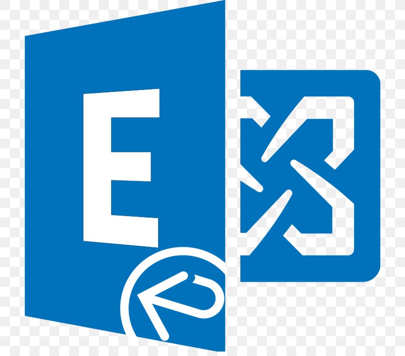 Microsoft Exchange Server Computer Servers Microsoft Office 365 Microsoft Exchange Online, PNG, 720x720px, Microsoft Exchange Server, Area, Blue, Brand, Collaborative Software Download Free
