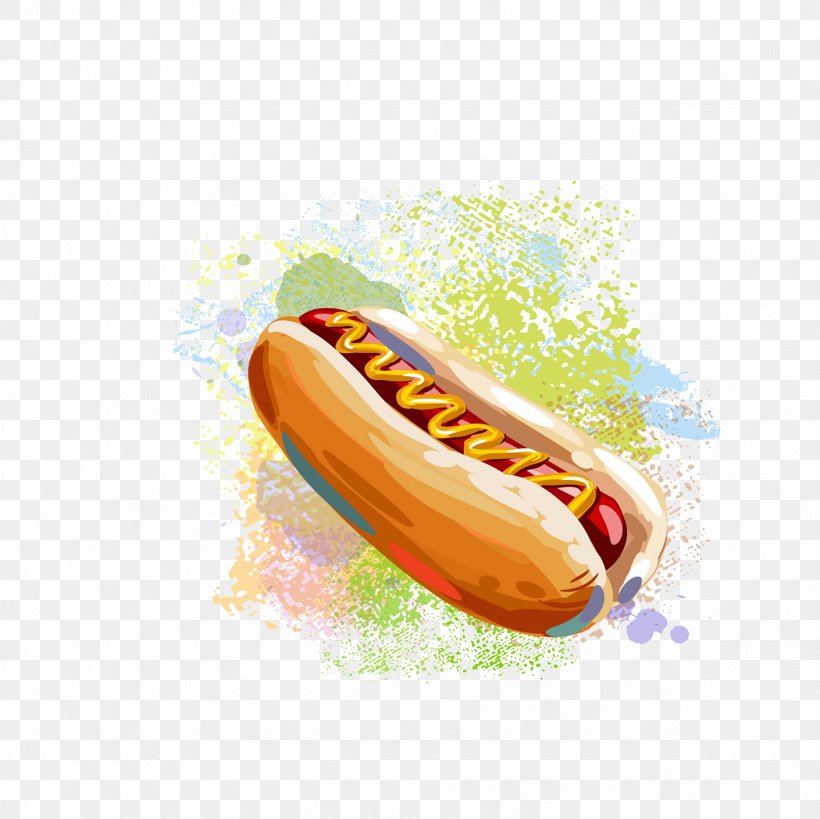 Hot Dog Hamburger Fast Food French Fries Barbecue, PNG, 2362x2362px, Hot Dog, Barbecue, Deep Frying, Fast Food, Food Download Free