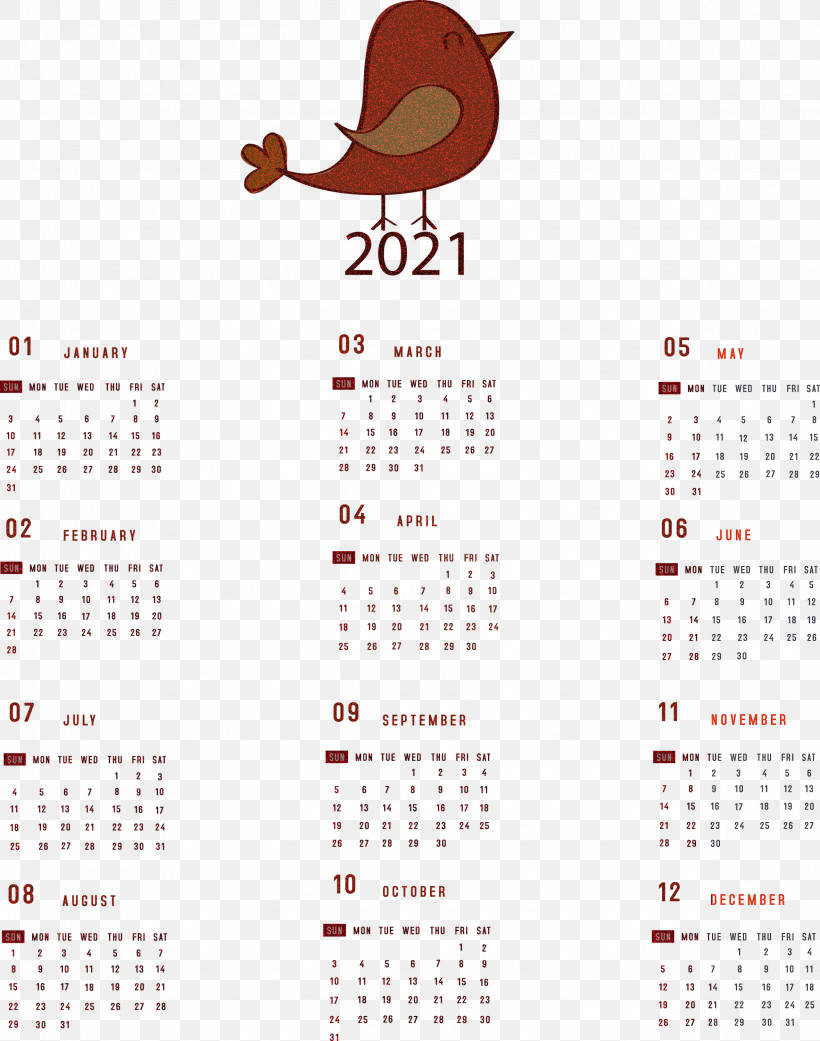Printable 2021 Yearly Calendar 2021 Yearly Calendar, PNG, 2361x3000px, 2021 Yearly Calendar, Calendar System, Meter Download Free