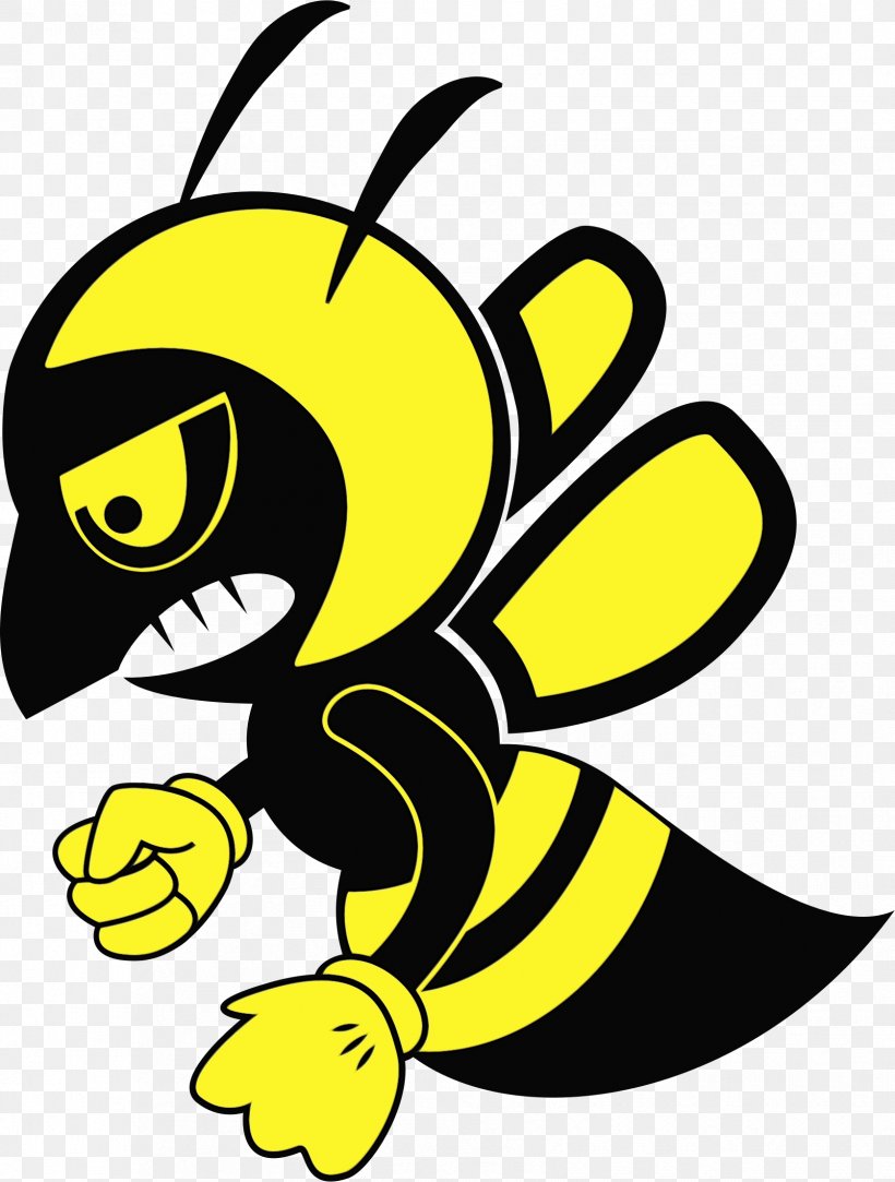 Bumblebee, PNG, 1676x2215px, Watercolor, Bee, Bumblebee, Cartoon, Honeybee Download Free
