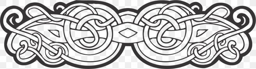 Celtic Knot Clip Art Ornament Celts, PNG, 1600x435px, Celtic Knot, Art, Auto Part, Black, Black And White Download Free