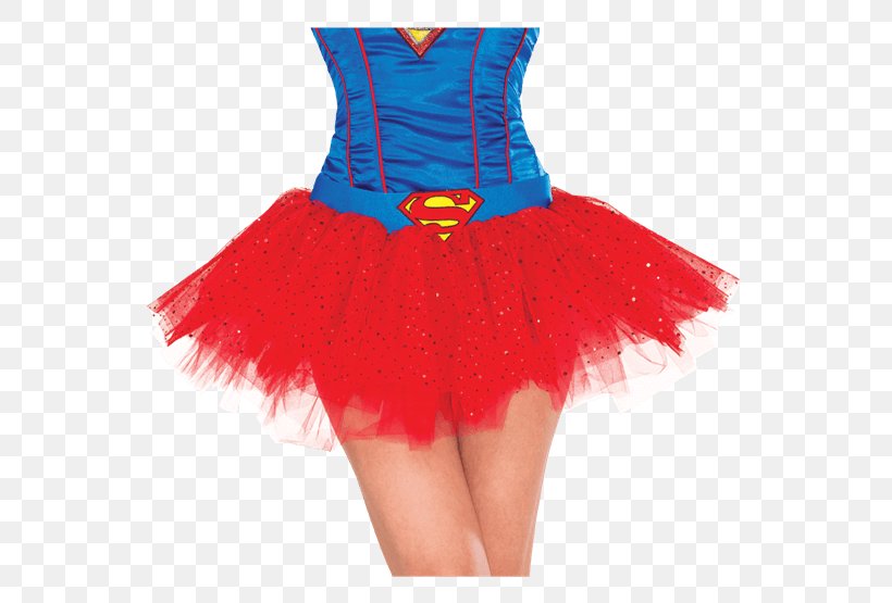 Superman T-shirt Supergirl Tutu Costume, PNG, 555x555px, Superman, Clothing, Clothing Accessories, Cocktail Dress, Costume Download Free