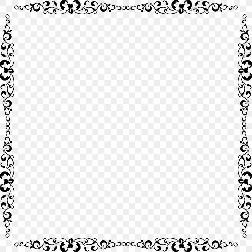 Black And White Wave Clip Art, PNG, 2330x2330px, Black And White, Area, Art, Black, Calligraphy Download Free