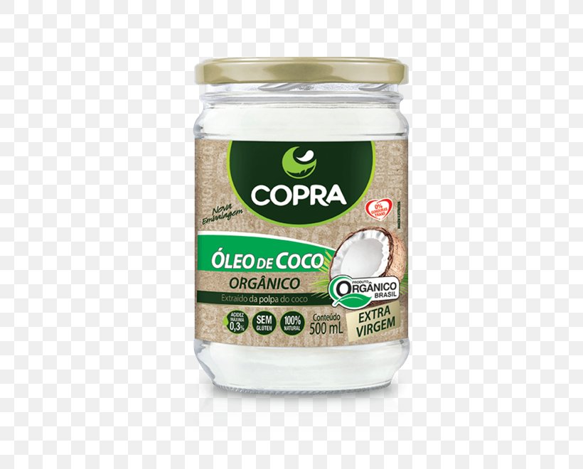 Copra Óleo De Coco Extra Virgem Orgânico Coconut Oil, PNG, 660x660px, Watercolor, Cartoon, Flower, Frame, Heart Download Free