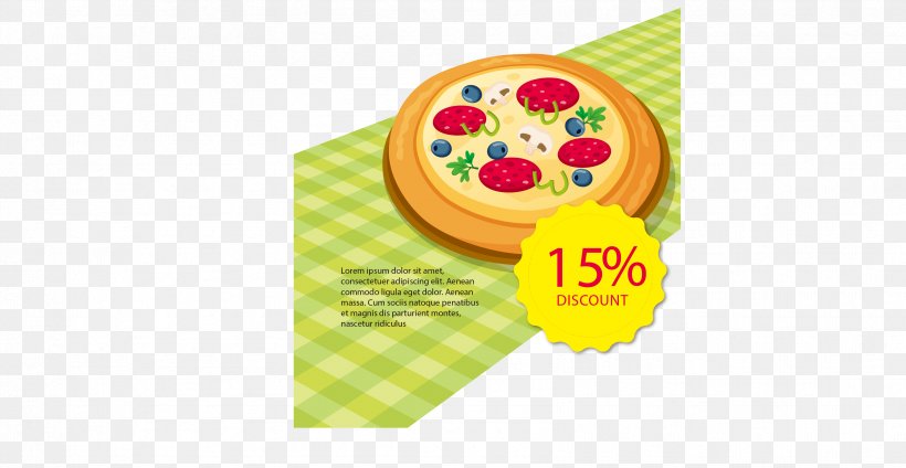 Pizza Adobe Illustrator, PNG, 3346x1733px, Pizza, Confectionery, Food, Fruit, Illustrator Download Free