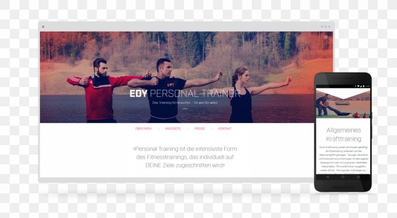 EDY Personal Trainer Web Design Coach, PNG, 1200x660px, Web Design, Advertising, Banner, Brand, Coach Download Free