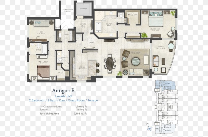 Water Club Snell Isle Snell Isle Boulevard Northeast Floor Plan Apartment Building, PNG, 640x543px, Floor Plan, Apartment, Area, Building, Engineering Download Free