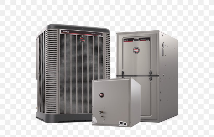 Furnace Ruud Air Conditioning Division HVAC Bourassa Plumbing Services Inc., PNG, 1050x675px, Furnace, Air Conditioning, Air Handler, Annual Fuel Utilization Efficiency, Central Heating Download Free