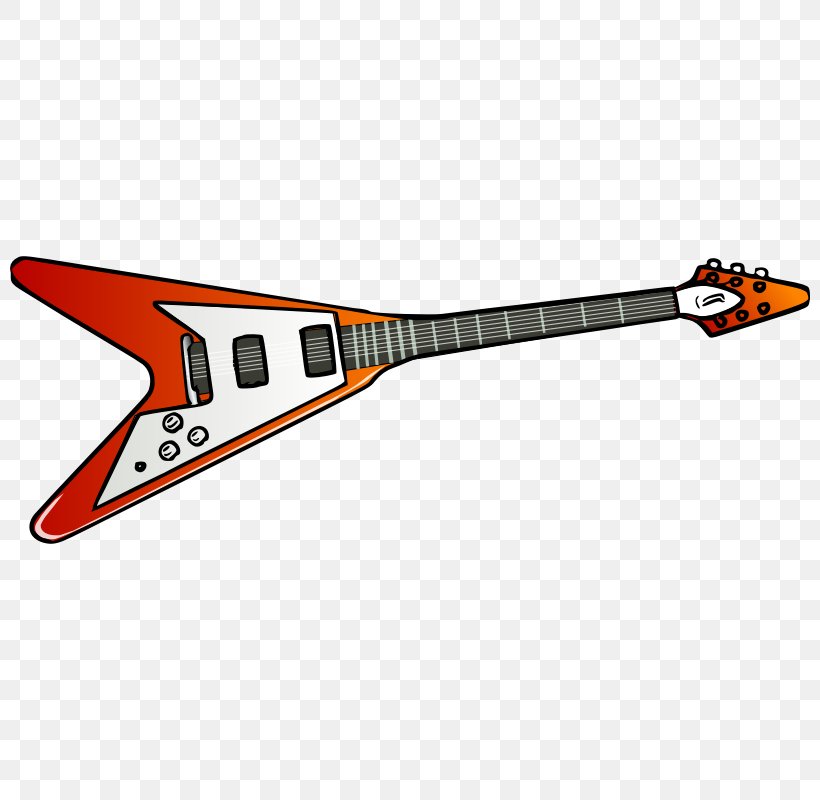 Gibson Flying V Electric Guitar Cartoon, PNG, 800x800px, Gibson Flying V, Acoustic Bass Guitar, Acoustic Guitar, Aerospace Engineering, Aircraft Download Free