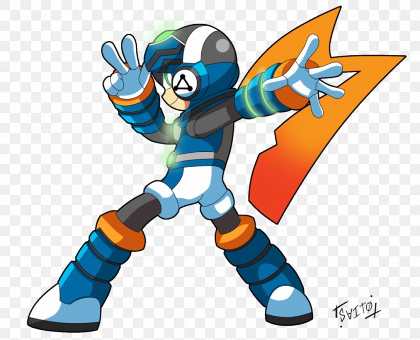 Mighty No. 9 Rockman EXE WS Mega Man Star Force Mighty Gunvolt Fan Art, PNG, 993x804px, Mighty No 9, Animal Figure, Art, Artwork, Baseball Equipment Download Free
