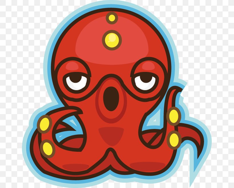 Octopus Headgear Cartoon Clip Art, PNG, 665x659px, Octopus, Area, Artwork, Cartoon, Cephalopod Download Free