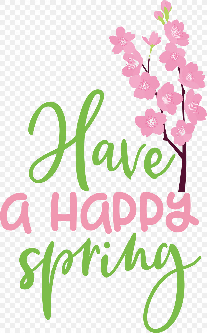 Spring Have A Happy Spring, PNG, 1863x2999px, Spring, Cut Flowers, Floral Design, Flower, Happiness Download Free