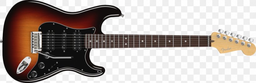 Fender Stratocaster Fender Musical Instruments Corporation Fender American Deluxe Series Stevie Ray Vaughan Stratocaster Electric Guitar, PNG, 1000x326px, Fender Stratocaster, Acoustic Electric Guitar, Acoustic Guitar, Bass Guitar, Eddie Van Halen Download Free