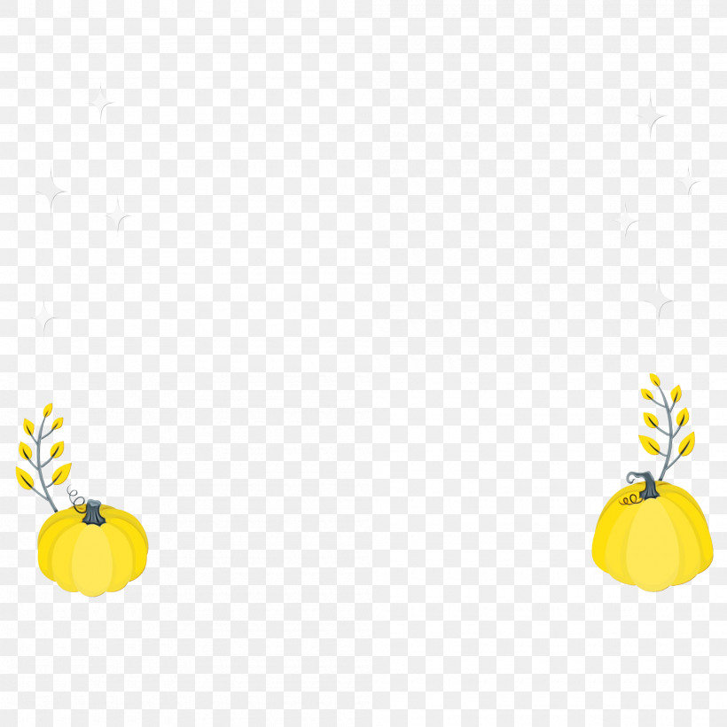 Yellow Line Plants Font Text, PNG, 2000x2000px, Halloween, Biology, Fruit, Geometry, Line Download Free