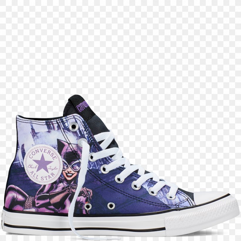 Catwoman Chuck Taylor All-Stars Converse High-top Sneakers, PNG, 1000x1000px, Catwoman, Brand, Chuck Taylor, Chuck Taylor Allstars, Converse Download Free