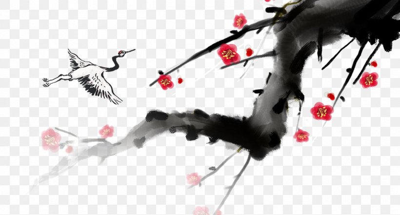 Chinoiserie Animation Ink Wash Painting Art, PNG, 1300x700px, Chinoiserie, Animation, Art, Branch, Chinese Calligraphy Download Free